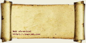 Anastasija Josić vizit kartica